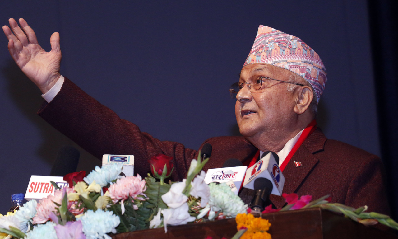 नेपालमा अब कुनै प्रकारको अशान्ति छैन : प्रधानमन्त्री ओली